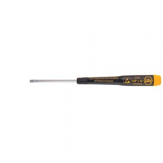 Precíziós ESD TORX csavarhúzó, disszip. nyelű 5IPx40 (WH 27761)